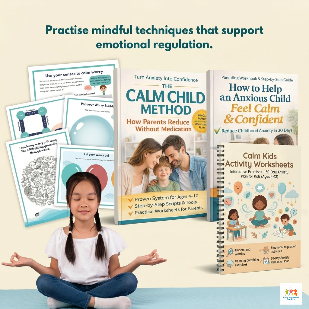 The Calm Child Toolkit  4-in-1 Parenting Guide, Worksheets & 30-Day Anxiety Plan