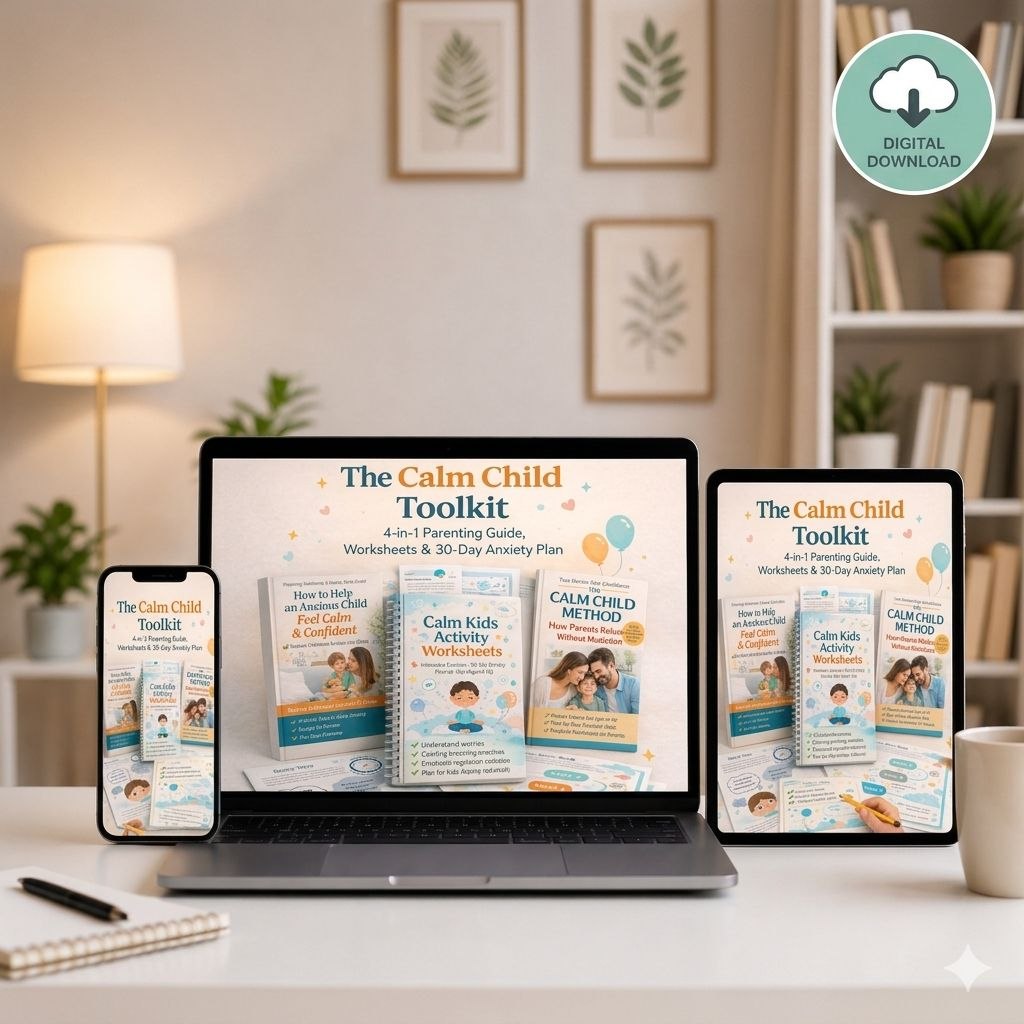 From Words to Habits: The Complete Anxiety Calm Bundle for Parents & Kids