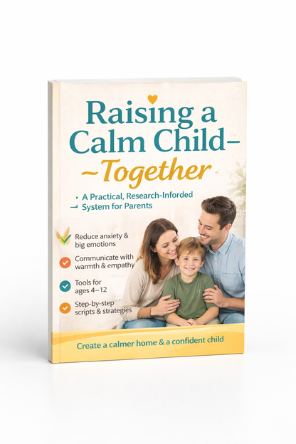 The Calm Child Toolkit  4-in-1 Parenting Guide, Worksheets & 30-Day Anxiety Plan