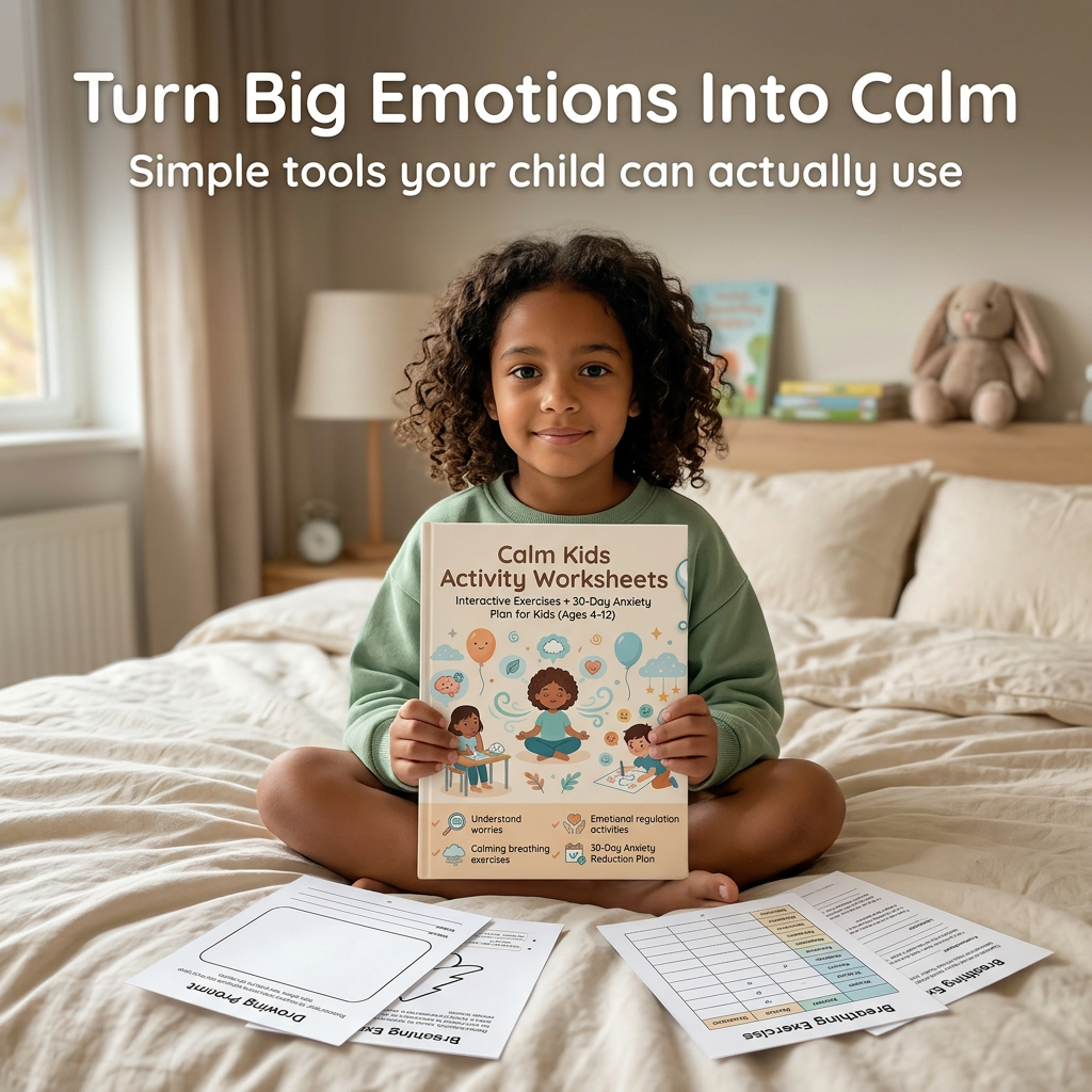 The Calm Child Toolkit  4-in-1 Parenting Guide, Worksheets & 30-Day Anxiety Plan